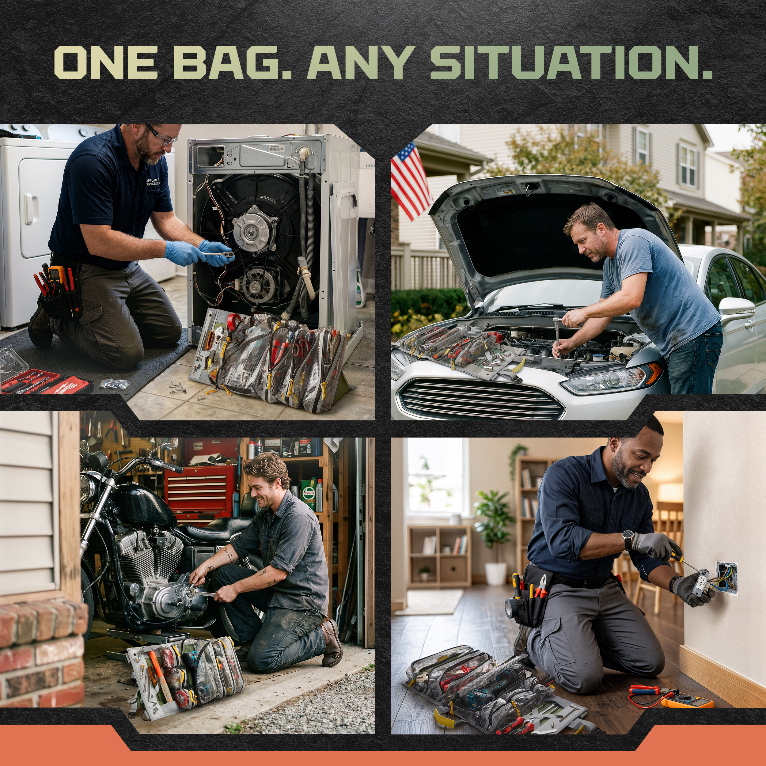 Myolnir tool bag 40 lb load rated